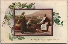 Whitney EASTER Postcard Jesus with Two Woman 