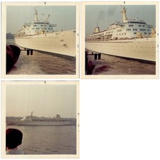 SS Oceanic October 1968 Ocean Liner Lot of 3 Photographs picture