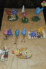Lot Of Various Whimsical RUSS Berrie Tweet Along with Me Bird Figurines  picture