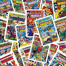 The Invaders Comic Book STICKER set 40 Comic Book Sticker Sets picture
