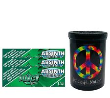 Juicy Jay's Absinth Papers 1.25 3 Packs & Child Resistant Fresh Kettle picture