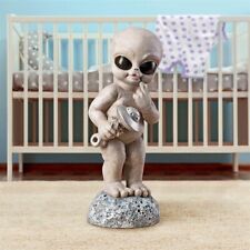 Area 51 Baby Infant Toddler UFO Alien Space Ship Rattle Indoor Outdoor Sculpture picture