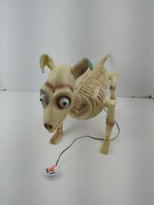 Animated Light Up Talking Gemmy Boney Barney Halloween Skeleton Dog Target 2008 picture