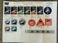 2013 PAC-12 MEN'S BASKETBALL TOURNAMENT CREDENTIAL GUIDE SHEET, MGM STAFF ONLY picture