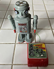 1980’s Ditto Reproductions ceramic Robot & Control Box 8” Perfect Limited Ed picture