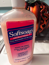 Vintage Softsoap Antibacterial Dry Skin 15 oz Refill Triclosan Retro NOS picture