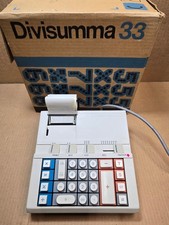 Olivetti Divisumma 33 Printing Calculator 1976 W/ Box Very Clean Working Well picture