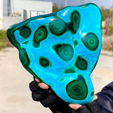 4.84LB  Natural chrysocolla/Malachite transparent cluster rough mineral sample. picture