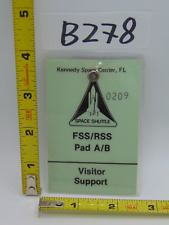 Original Nasa USAF Obsolete Access Badge Visitor Support FSS/RSS Pad A/B 209 picture