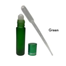 10 ML WHOLESALE Glass Bottles  Roller Balls Pipette Perfume Oil GLASS REFILLABLE picture