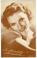Anabella 1940s exhibit card French Actress Suzanne Georgette Charpentier picture