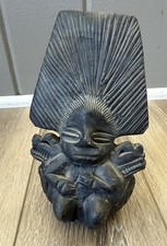 Vintage Aztec Inca Mayan Mexico Folk Art Pottery Clay pre columbian whistle picture