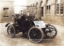 Thomas Edison Electric Car PHOTO Bailey Electric Car Edison Battery Powered 1910 picture