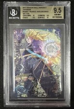 2011 Dragon Ball Heroes H3‑SEC Trunks Adolescence Secret Rare Foil BGS 9.5 (JP) picture