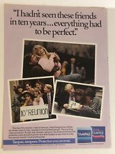 1987 Tampax Vintage Print Ad Advertisement pa13 picture