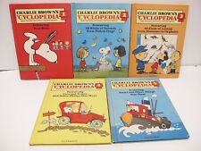 5 Vintage Charlie Brown's 'Cyclopedia Hardcover Books~Vol 1-5~1980~Encyclopedias picture
