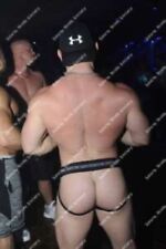SHIRTLESS MALE BEEFCAKE JOCKSTRAP THICK BUTT MUSCULAR STUD COCKY 4X6 PHOTO JS14 picture