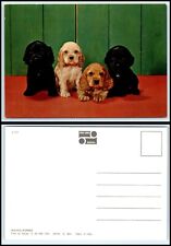 DOG Postcard - 4 Cutie Puppies D20 picture