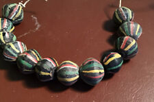 12 ANTIQUE LAMPWORK “KING” TRADE BEADS  picture