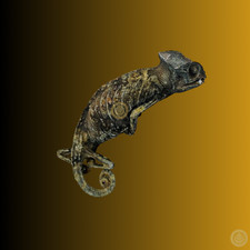 Female Chameleon with Eggs – Sacred Curio of Fertility & Transformation picture