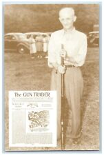 NMLRA 60TH Anniversary Red Farris Editor Of Newsletter The Gun Trader Postcard picture