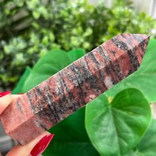 Red Gneiss Tower Point Crystal Stone Rock (chip tip) 122g picture