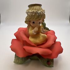 Precious Moments Blossoms 1999 Red Rose of Love Expressive Blossoms Fairy picture