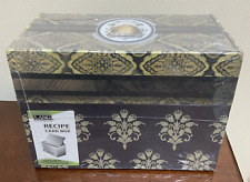 New Sealed Lang 4x6 Recipe Card Box - Honey Grey Bee Hive Bees Lori Seibert picture