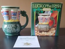 1993 BUDWEISER CERAMARTE LUCK O' THE IRISH ST. PATRICK'S DAY BEER MUG NEW IN BOX picture