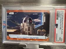 2021 Star Wars BTL. Plans R2-D2 Lcts. Palpatine Orange 37/50 PSA 9 POP 1 picture