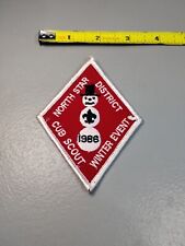 Vintage 1986 North Star District Cub Scout Winter Event Patch VG+ (A3) picture