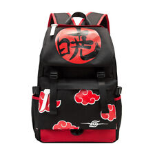 Anime Naruto Akatsuki Backpack Schoolbag Travel Shoulder Bag Cosplay Rucksack picture