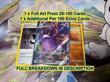 Genuine Pokemon Cards Joblot Bundle Including Ultra Rares, V's, Full Arts, EX,GX picture