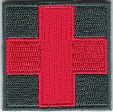 Grey Gray ACU Medic Paramedic Med Kit Patch Fits For VELCRO® BRAND loop fastener picture
