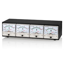 Amplifier / Speaker Power Meter Voltage / Current Detector Dual Analog VU Tester picture