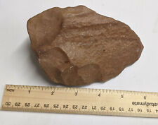 Paleolithic ACHEULEAN 300,000 Year Old HOMO ERECTUS Man Stone HAND AXE (#A1063) picture