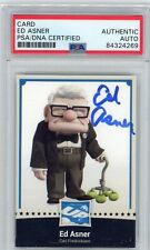 ED ASNER VOICE OF Carl Fredricksen in Disneys UP Autographed Card PSA Authentic picture