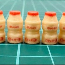 5 Miniature Lactobacillus Beverages 1/64 Larger Than The Figure In Yatter Treatm picture