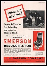 1946 J H Emerson Co. Cambridge Massachusetts Resuscitator Machine Photo Print Ad picture