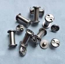 2 Pieces Knife Handle Screws Nuts Fastening American Style Rivets Corby Screws  picture