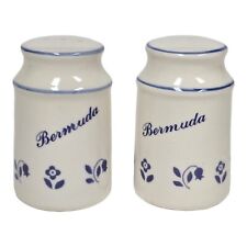 Vtg Ceramic Bermuda Island Salt & Pepper Shakers Souvenir Travel Memorabilia picture