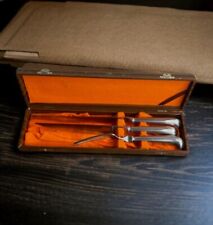 VINTAGE Oxford Hall Silversmiths Stainless Steel 3 Three Piece Carving Set (DY) picture