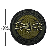 Unmanned Aerial Vehicle Drone Pilot Embroidered Patch Tactical Morale Patch picture