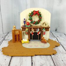Hallmark Keepsake Family Room w Fireplace & Mini Ornaments Figures 14pc Set wBox picture