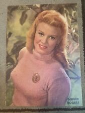 GINGER ROGERS original color portrait SUNDAY NEWS 6/2/46 OLD HOLLYWOOD 10.5x14.5 picture