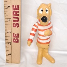 Vintage 1969 Beauregard Hound Dog Rubber/Vinyl Cartoon Toy Figure Pogo Cartoon picture
