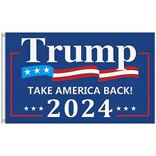 2024 Trump Flag 3x5 FT Re-Elect Donald Trump for US President TAKE AMERICA BACK picture