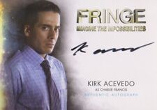 2012 FRINGE SEASONS 1 & 2 KIRK ACEVEDO AS CHARLIE FRANCIS AUTOGRAPH CARD A12 picture