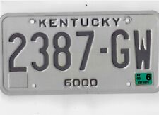 KENTUCKY 2003 license plate 