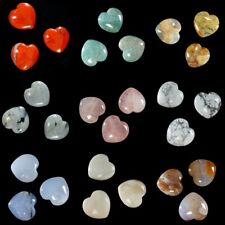 Wholesale 30mm Crystal 3D Love Heart Carved Decor Reiki Healing DIY Totem Gift picture